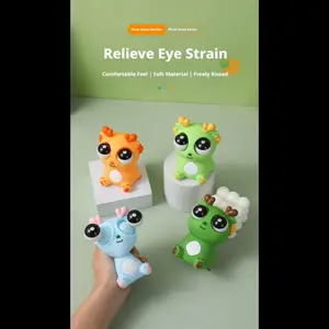 Creative Eye-Popping Dragon Tiktok Bestseller Dinosaur Stress Relief Toy Squeeze Fun Crazy Venting Funny Gift