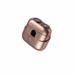 The Spot Women's Mini Cordless Electric Hair Removal Shaver USB Rechargeable Dual-Rotary Blades Comfort Grip Water-Resistant for Smooth Legs Arms & Face Flawless Shave