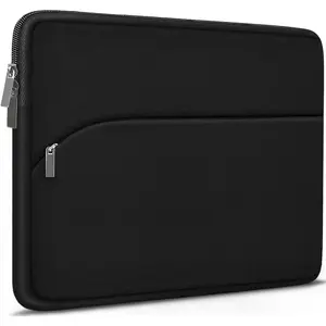 Laptop Case 13.3 inch, Durable Laptop Sleeve 14 inch, Portable  Protective  Sleeve with Front Pocket  Bag Compatible with MacBook Air Pro 13.3 inch 14 inch, , , Black