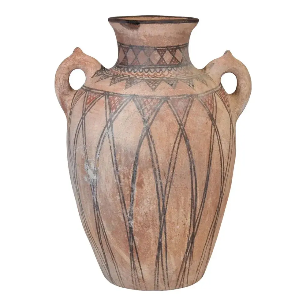 Moroccan Terracotta Earthen Ware Vase - Large
