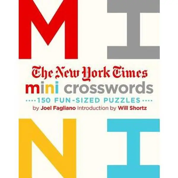 The New York Times Mini Crossword Puzzle Volume 1 - 150 Easy to Solve, Fast, Easy, and Fun Conveniently Compact English Beginner Puzzles, Paperback (0.45 lbs, 5.9" H x 4.7" L x 0.7" W), Conveniently Pint-Sized