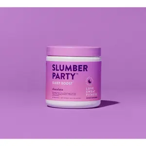 LSF Sleep Boost Powder | Slumber Party Chocolate Blend | Supplement For Deep Sleep, Fall Asleep Faster, Wake More Rested | GABA, Valerian Root, Chamomile, No Sugar, Vegan, Gluten Free, Non-GMO
