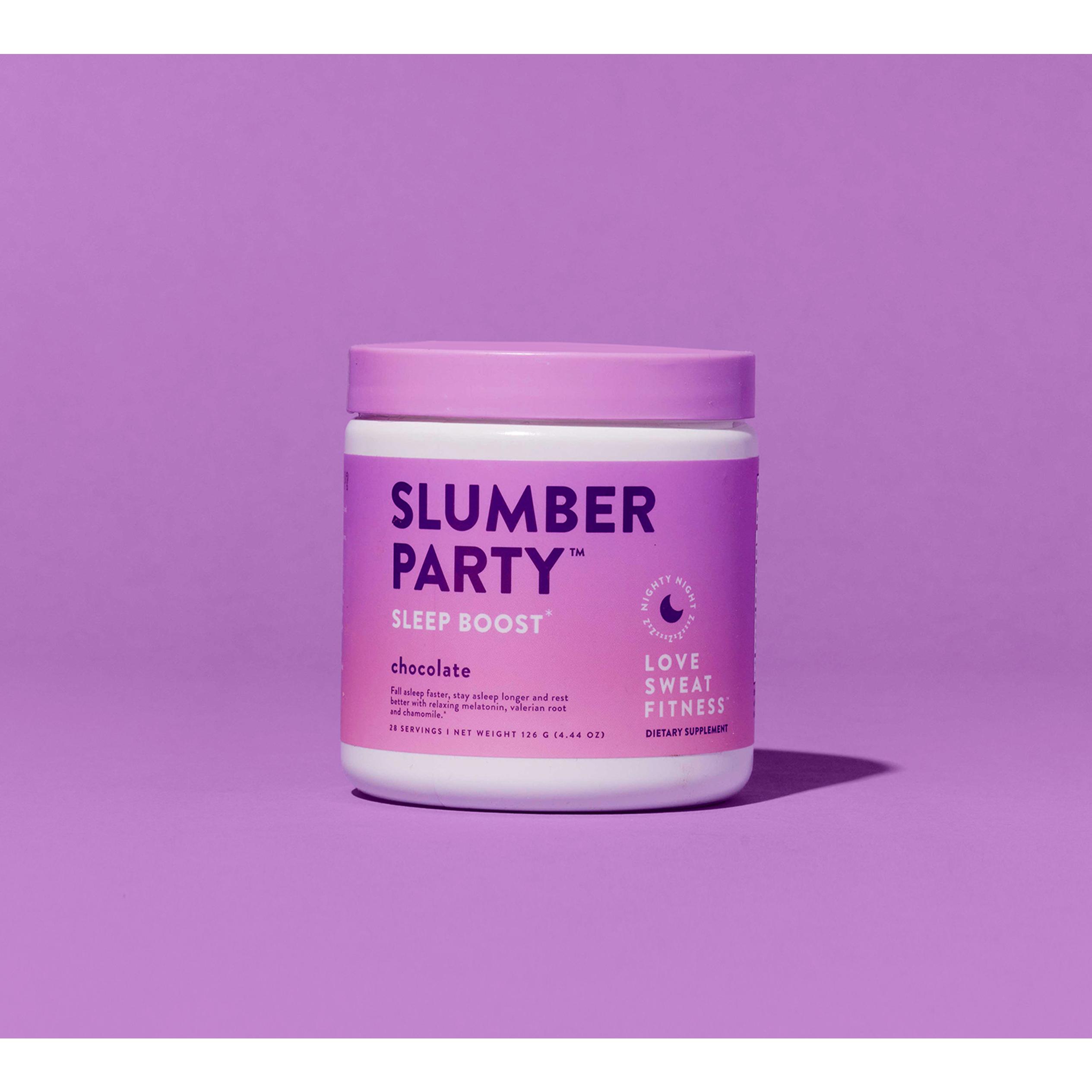 LSF Sleep Boost Powder | Slumber Party Chocolate Blend | Supplement For Deep Sleep, Fall Asleep Faster, Wake More Rested | GABA, Valerian Root, Chamomile, No Sugar, Vegan, Gluten Free, Non-GMO