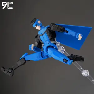 9L3D Lucky13 Black Blue Invincible 2.0 Action Figure Titan13 Dummy13 T13 Multi-Jointed 3D Printed Collectible Model Toys