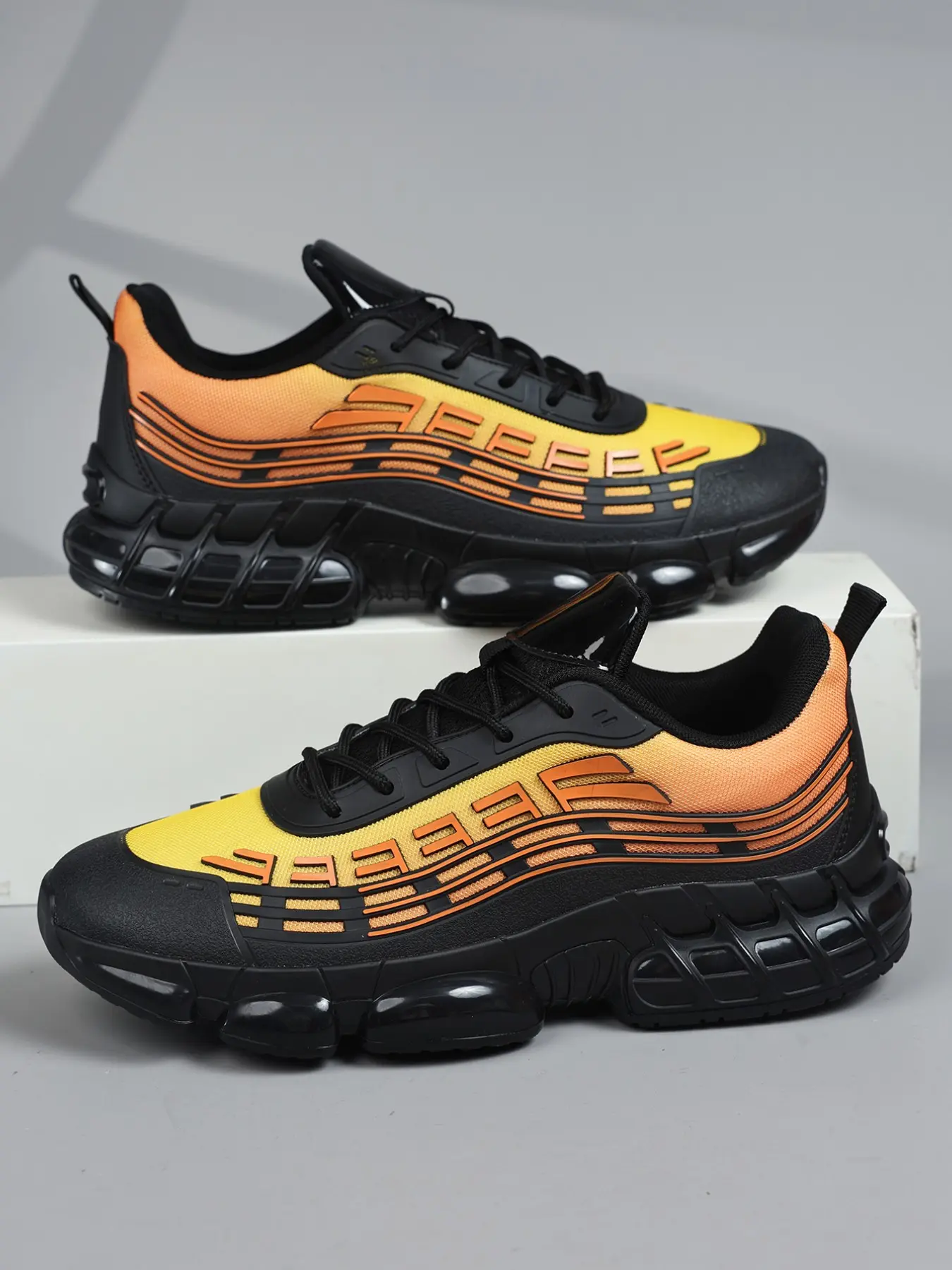 High-Quality Fashion Simple Sport Sneakers, All-Season Men's Shoes, Textile Upper, PVC Sole, Sporty Style, Patchwork Pattern, Athletic Workout Sneakers, Gym Workout Sneakers, Athletic Training Sneakers, Sports Sneaker, Sneakers Fashion Footwear