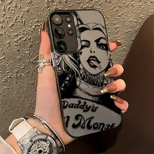 Harley Q-Quinn Pattern Phone Case Suitable for Samsung Galaxy A37 A57 A17 A07 A56 A26 A36 A55 A35 A06 A16 A05 A14 A24 A34 A54 A15 A05s A04e A25 S26 S25 S24 S23 S22 S21 S20 FE Ultra Plus Edge 4G 5G Anti Fall Matte Back Cover