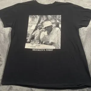 Vintage Brooklyn's Finest Biggie Smalls Jay-Z T Shirt Mens XL Black Graphic Tee Unisex H53