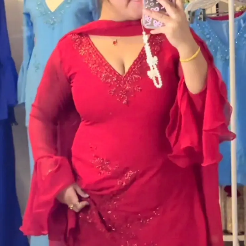 Red 90s Kurti Red 90s Kurti