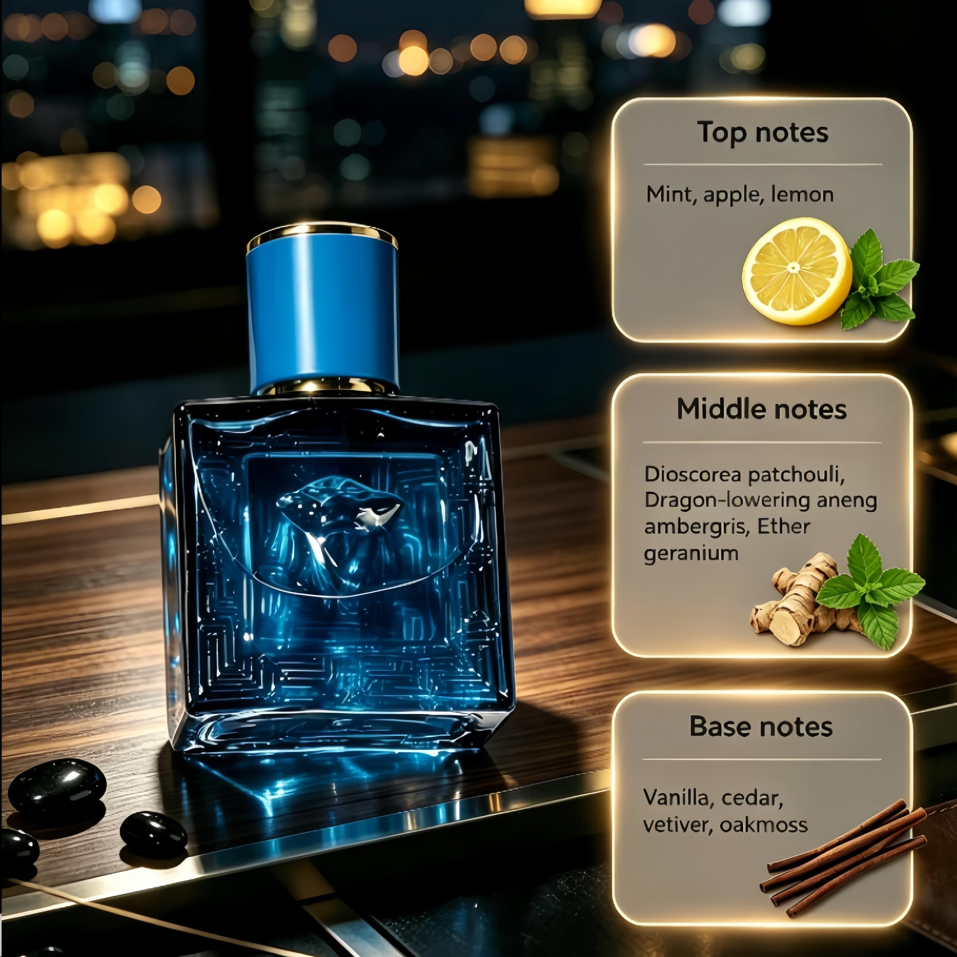 JEAN MISS Men's Perfume Gift Set 3-Pack (30ML) | Oceanic Woody Spicy Cologne | Long-Lasting Fragrance, Romantic Men's Scent | Top Choice for Daily Commute and Anniversary Gifts