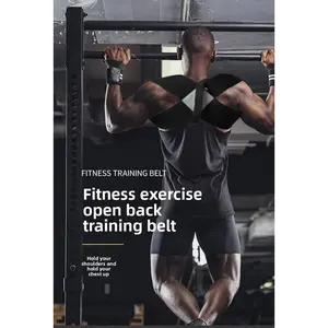 Fitness chest muscles expand supine push open shoulder straight back men and women chest heavy shoulder back training belt