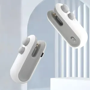 USB-C Rechargeable Mini Bag Sealer(1Count), 2 in 1 Bag Sealer with Cutter & Magnet,Mini Bag Resealer Machine for Plastic Bags Snack Bags, Household Gadgets,Men GiftsGift