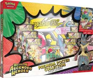 Pokemon Ascended Heroes Premium Poster Collection (Mega Lucario)