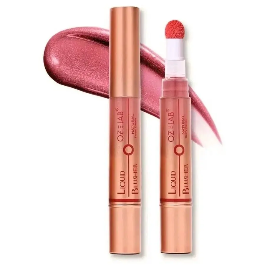Oz lab Liquid blusher smudge proof, sweat proof, water proof dewy finish 0.21oz 05 Malibu Sunset
