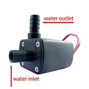 4.8w 240L/h Silent Fish Tank Pump, Dc 12V Solar Brushless Motor, Pool Circulation Submersible Pump, Water Pump for Aquariums