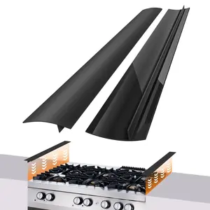 Silicone Stove Gap Cover, 2 Counts 21 Inch Kitchen Counter Gap Filler, Heat Resistant Oven Gap Filler Cover, Kitchen Utensils & Gadgets, Kitchen Utensils Accessories