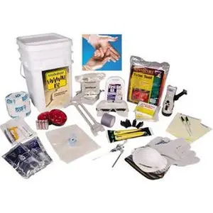 PRO-SAFE Earthquake Survival Kit Includes Blankets, Goggles, Gloves, Flares, Water , Food Bars, Batteries, Masks, Hygiene Kits, Whistles, Light Sticks, MREs, Radio, First Aid Kit, Tent MSCK4002