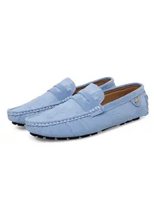 2026 Men's Classic Loafers, Suede Loafer Style, Solid Color Design, Lightweight, Non-slip, Elegant and Versatile, Suitable for Everyday Walking, Work, Commuting, and Outdoor Leisure.