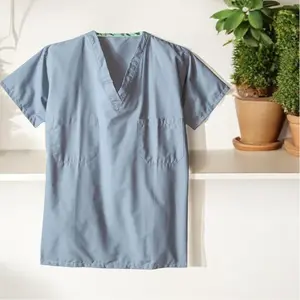 Light Grey Scrubs Reversible Top Uniforms