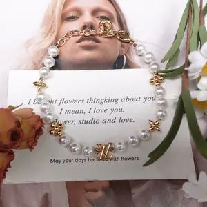 Pre-owned Louis Vuitton Pearls Bracelet T10321663