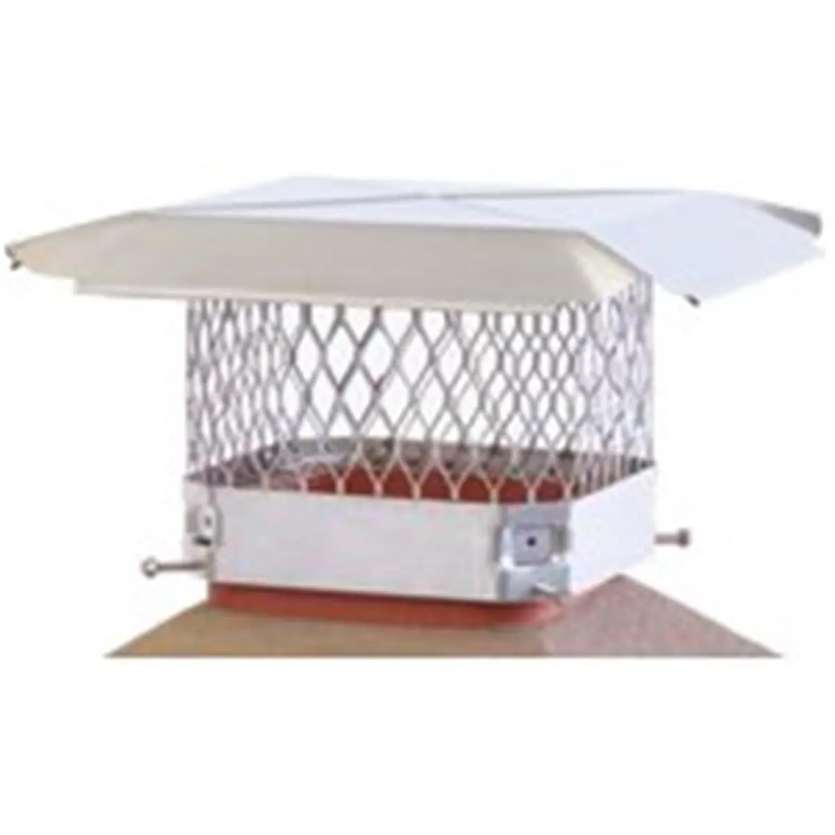 Hy-C SCSS99 9x9 in 1-Piece Stainless Steel Chimney Cap with Mesh Cover, One-Piece
