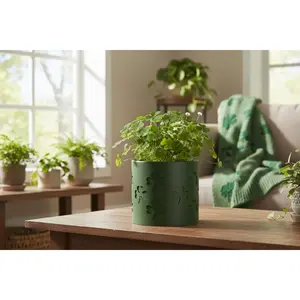 Shamrock Planter with Drainage and Drip Tray Green Clover Pot St Patricks Day Decor Lucky Plant Pot Indoor Oxalis Planter Gift