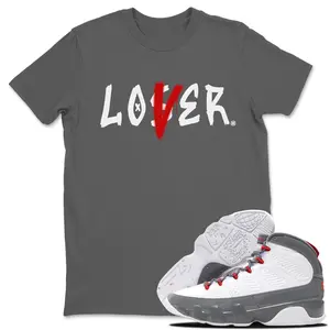9 Fire Red Sneaker match tees, Loser Lover , - 9 Fire Red Matching Tee, Shirt To Match sneaker