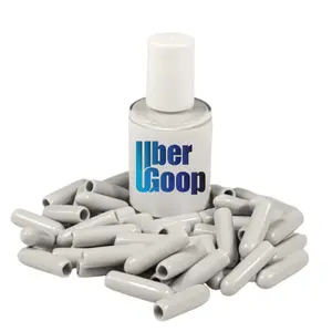 Uber Goop™ Light Grey Dishwasher Rack Repair Coating Kit w/40 caps - 1/2 oz