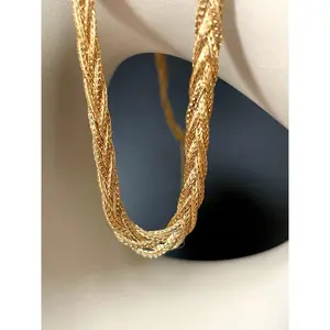 Amber Braided Necklace