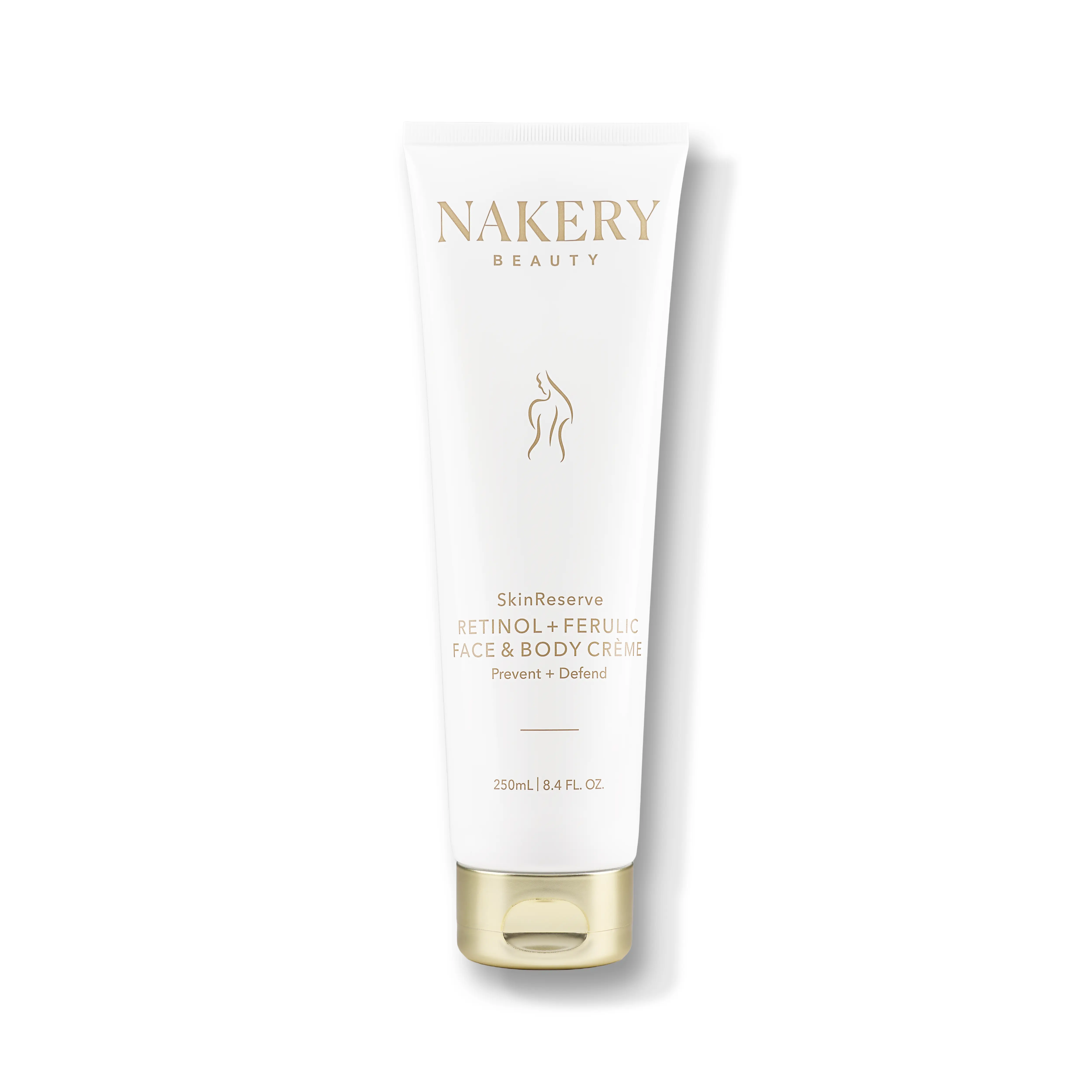 Nakery Beauty SkinReserve Face and Body Anti-Aging Cream for Mature Female Users - Retinol, Ferulic Acid, Shea Butter Formula for Moisture, Skin Repair, Plump Complexion, Plump Skin, Firming Bounce, Soft Skin