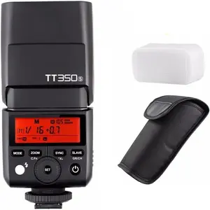 Godox TT350S Flash for  Camera 2.4G HSS 1/8000s TTL  Compact Speedlite Flash for  A7III A7IV A7R A7S A7 A7-II A7-III A7R-II A7R-III A6400 A6300 A6000 Mirrorless DSLR w/Color Filter