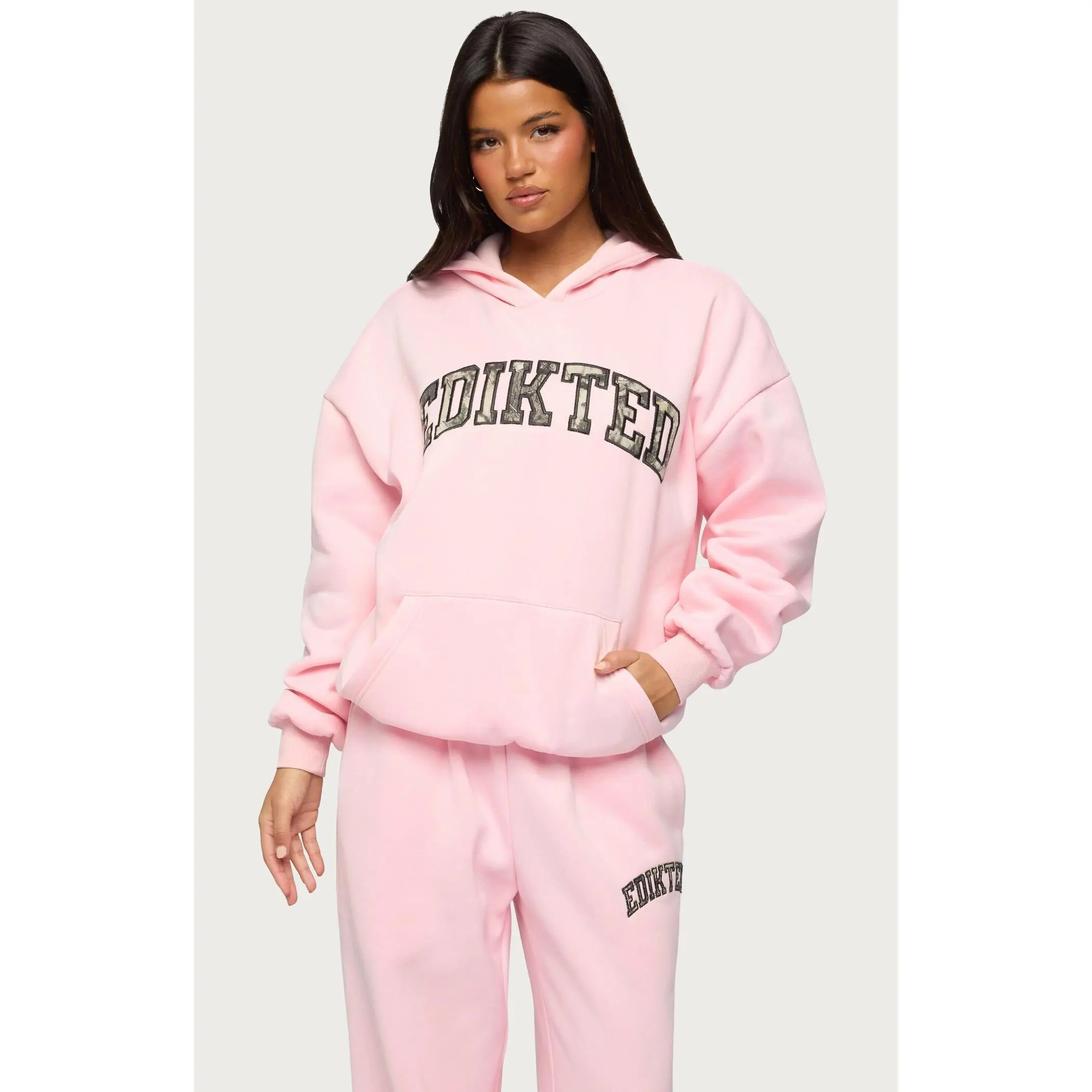 Edikted Women's Camo Crush Edikted Oversized Hoodie