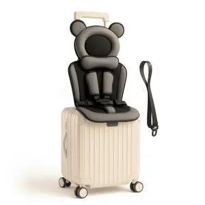 Toddler Luggage Ride-On Seat | Kids Suitcase Seat Attachment | Fits Any Rolling Luggage Kid Seat | Toddler Airport Travel Must-Have | No Stroller Needed | Ages 1-4