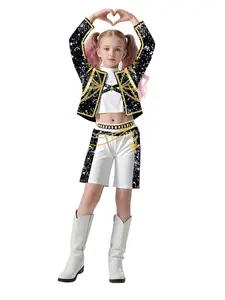 Halloween Costume Roleplay Dress up Kpop korean Hunter Teen Girls Teenager Women Clothes Womenswear