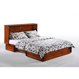 Night and Day Furniture Clover Queen Murphy Cabinet Bed Complete