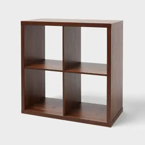 13" 4 Cube Walnut - Brightroom