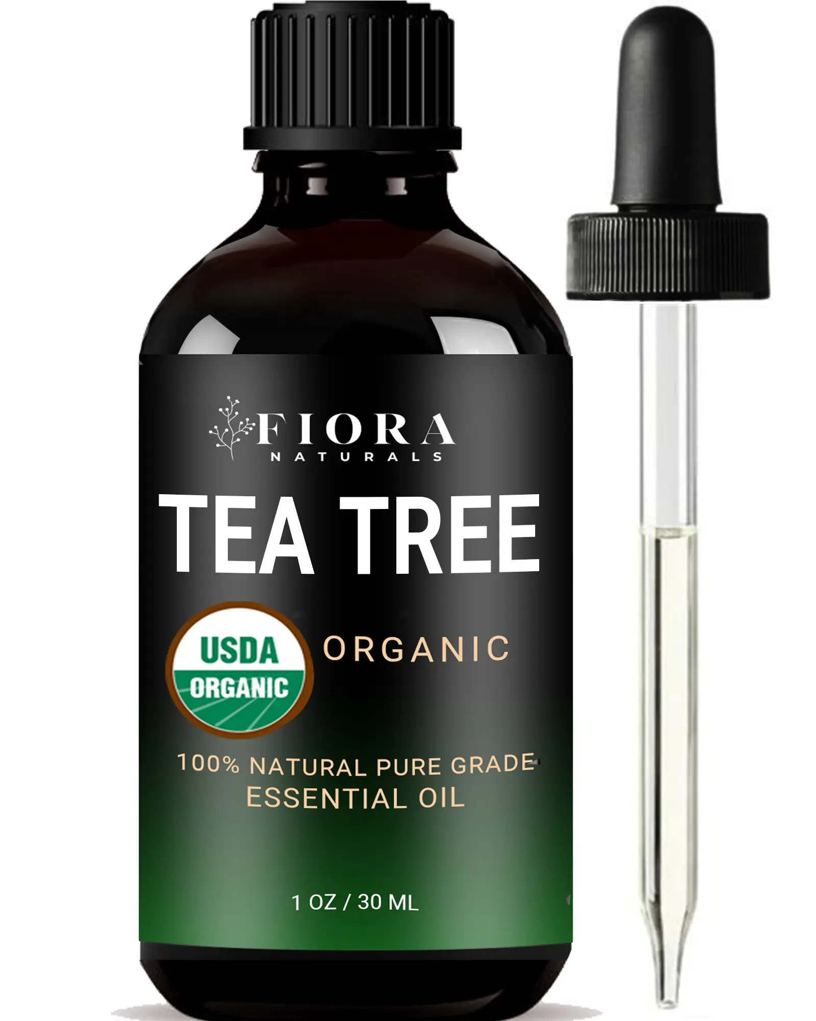 Organic Tea Tree Oil, 100% Pure Skincare Serum with All Natural Ingredients for Aromatherapy - 1 oz (30ml), Natural Beauty, All Natural Ingredients Serums & Essences