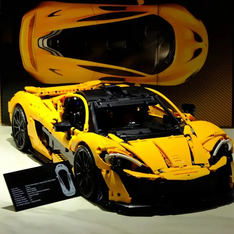3893Pcs McLaren P1 Technical Building Blocks P1 Super Racing Car 1:8 Sports 42172 Car Bricks Toys Set Assemble Model Kids Gifts Boys Gifts Building Block Sets