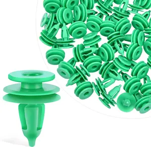 Nilight 100Pcs 7.5mm Door Trim Panel Clips for Chrysler 1995-2004 Jeep 1993-2005 Dodge 1995-2004 Replaces OEM Part Number:6503204, 2 Years Warranty, Anti Corrosion