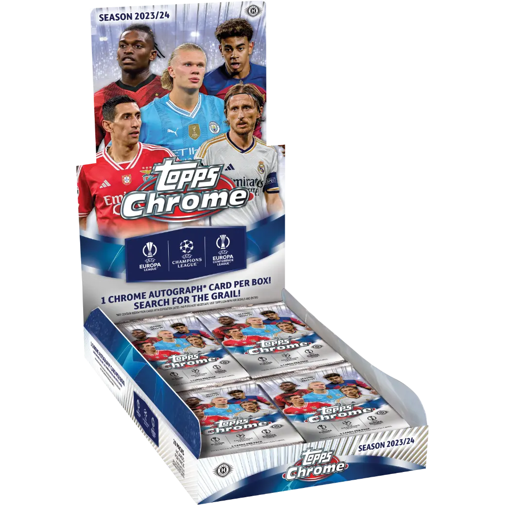 2023-24 Topps Chrome UEFA Club Competitions Soccer Hobby