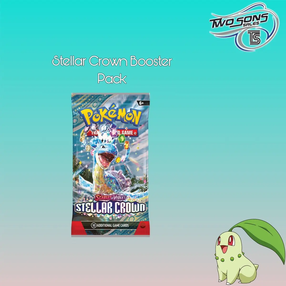 Pokémon Trading Card Game: Stellar Crown Expansion Set Booster Pack/Pack Bundle (5 packs)/ Booster Box