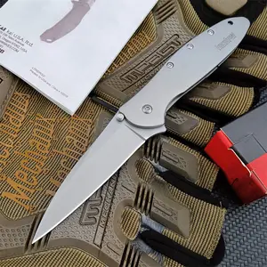 1660 Outdoor Fishing Knife Folding Blade, Durable Multifunctional Precision Camping Tool, Hiking & Fishing Essential, Stainless Steel Handle