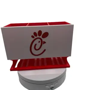 Chick-fil-A Sauce Holder to store that wonderful sauce we all love. Designed this version myself and 3d printed in my own house for you. Countertop Organizer Kitchen Storage Organizer Durable