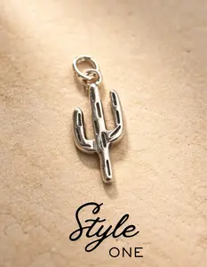 THE STERLING SILVER CACTUS CHARM