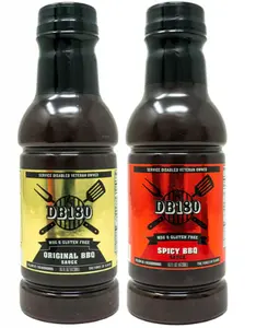 DB180 - BBQ Sauce Bundle - DB180 Original BBQ Sauce and DB180 Spicy BBQ Sauce in One Bundle - MSG-Free & Gluten-Free