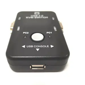 KVM Switch 2 in 1 Out USB Port 2UK Multi Computer Host Switch 1 to 2