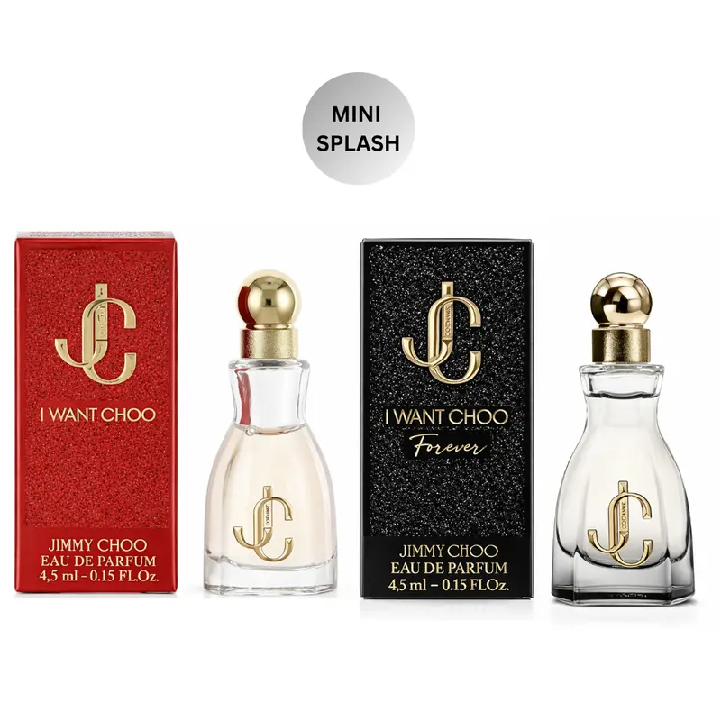 [2 PACK] Jimmy Choo Mini Splash Eau de Parfum For Women
