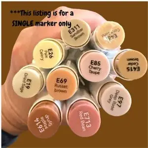 Earth Tones Ohuhu Honolulu B Brush/Fine / Chisel Tip  Single Color | Sold by The Marker Monster