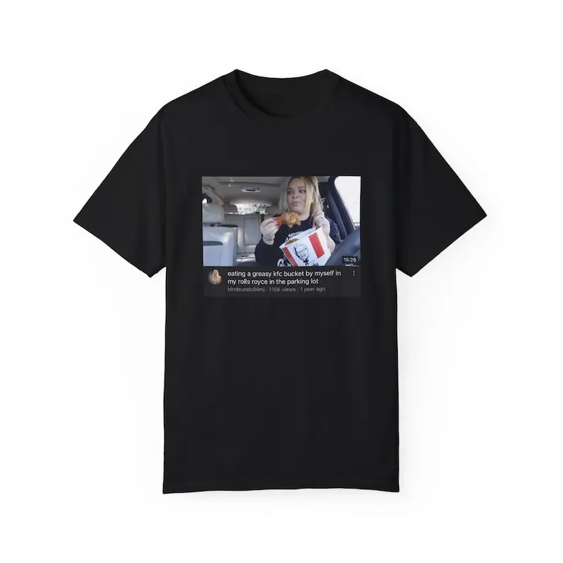 Trisha Paytas Chicken Meme Shirt Y2K Gift For Trisha Paytas  Fan Cotton Tee Trendy Casual