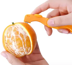 TIKA 5-Pack Orange Lemon Citrus Peeler Set, Easy-Open Fruit Peeling Tools for Kitchen Use