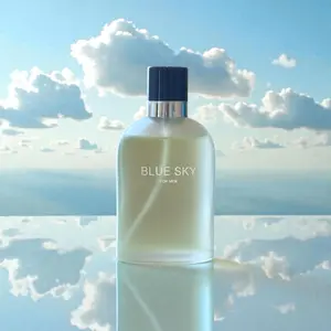 Blue Sky For Men 3.4fl oz Perfume Spicy Scent with Cardamom & Grapefruit Ideal Gift for Men Fragrances Woody Citrus Amber